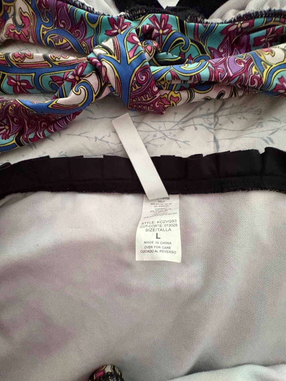 Kenneth Cole Bikini Size L - Picture 6 of 7